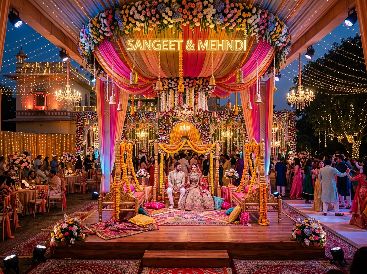 Sangeet and mehndi event